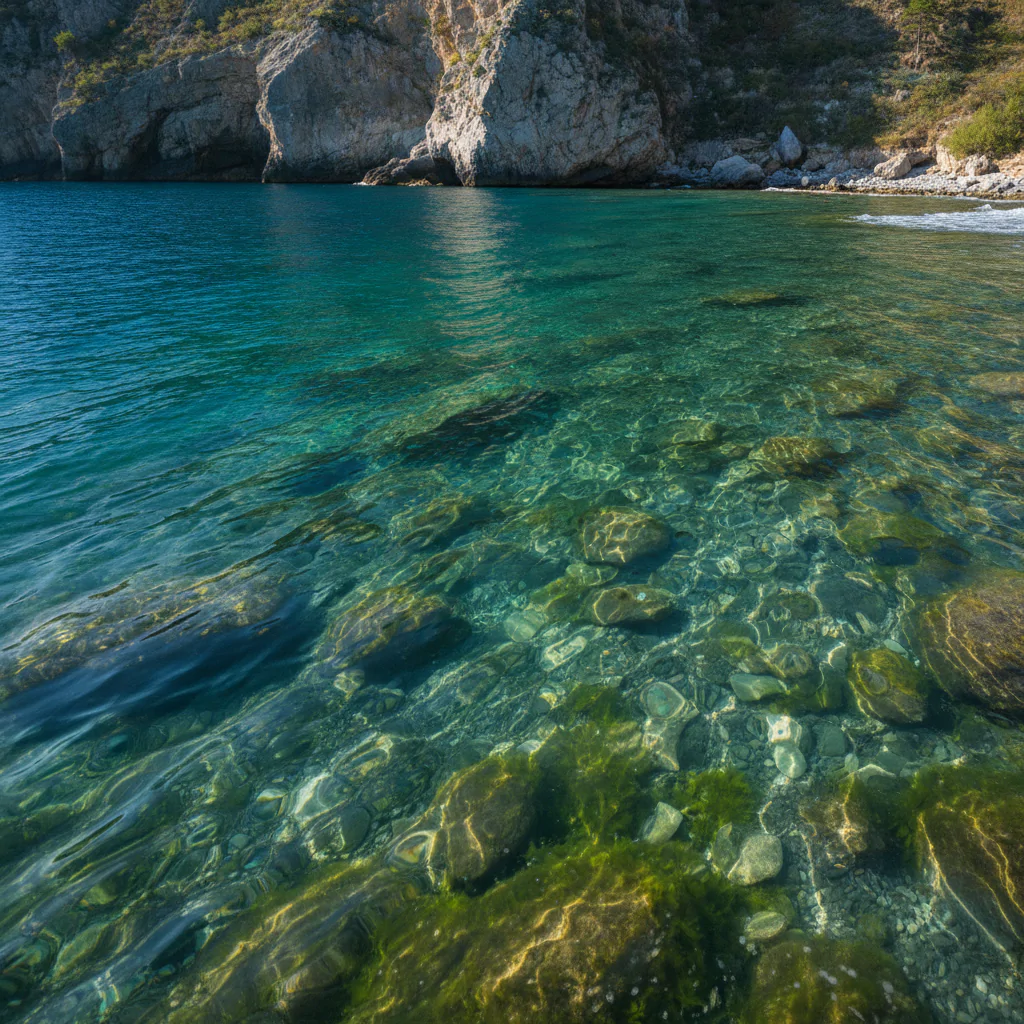 Кристально чистая вода Малого моря