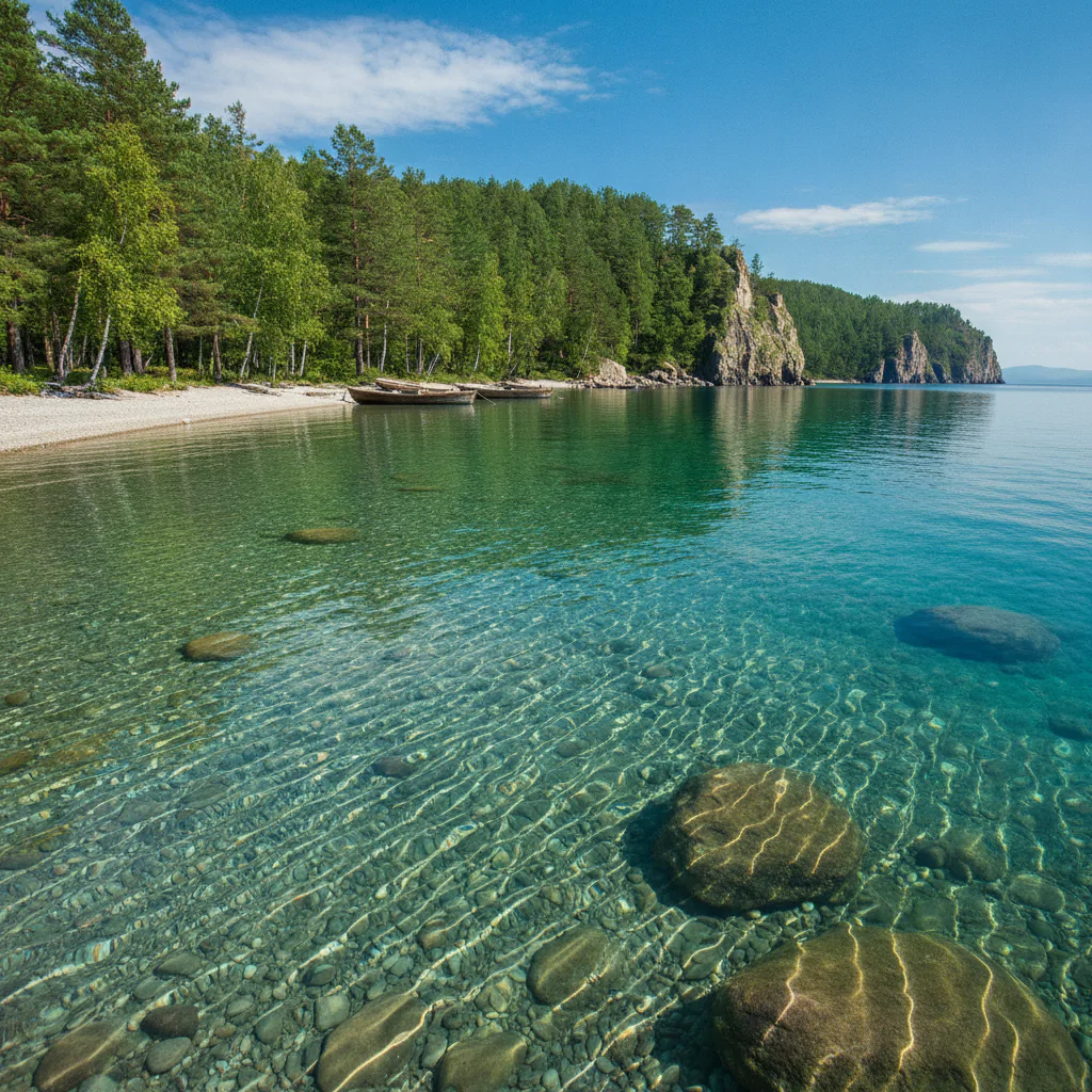 Прозрачная вода бухты Песчаная