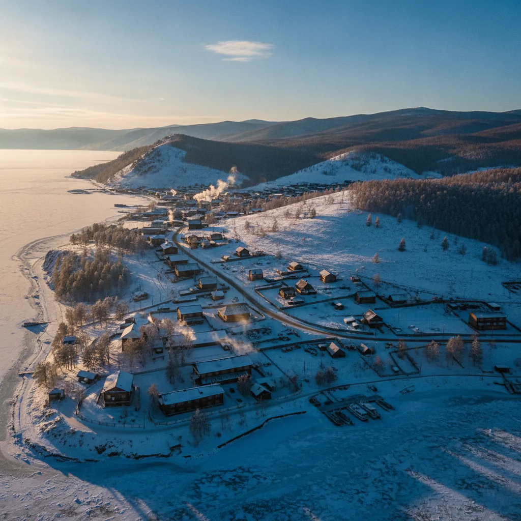 Листвянка в лучах солнца