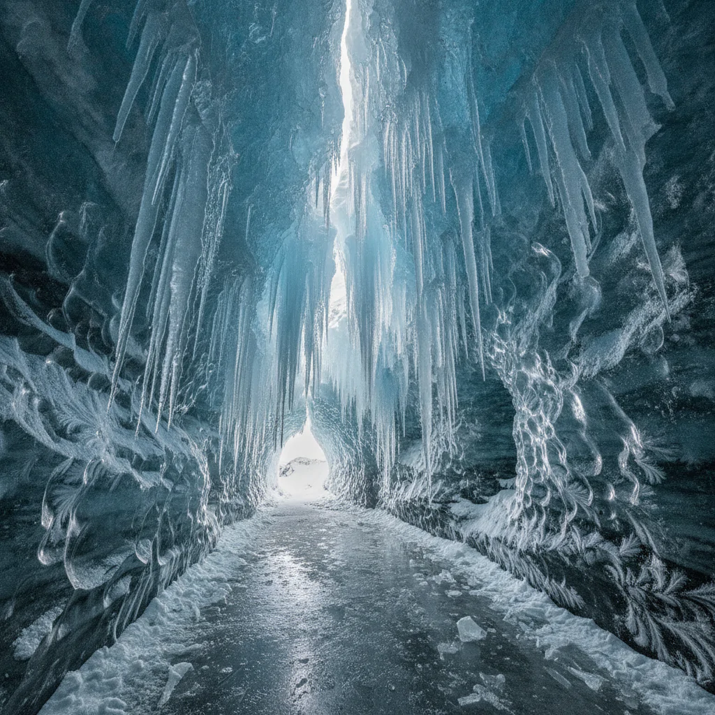 Внутренний мир ледяной пещеры