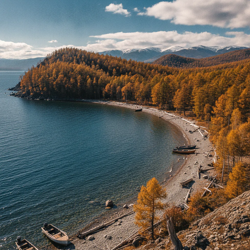Бухта на берегу Байкала