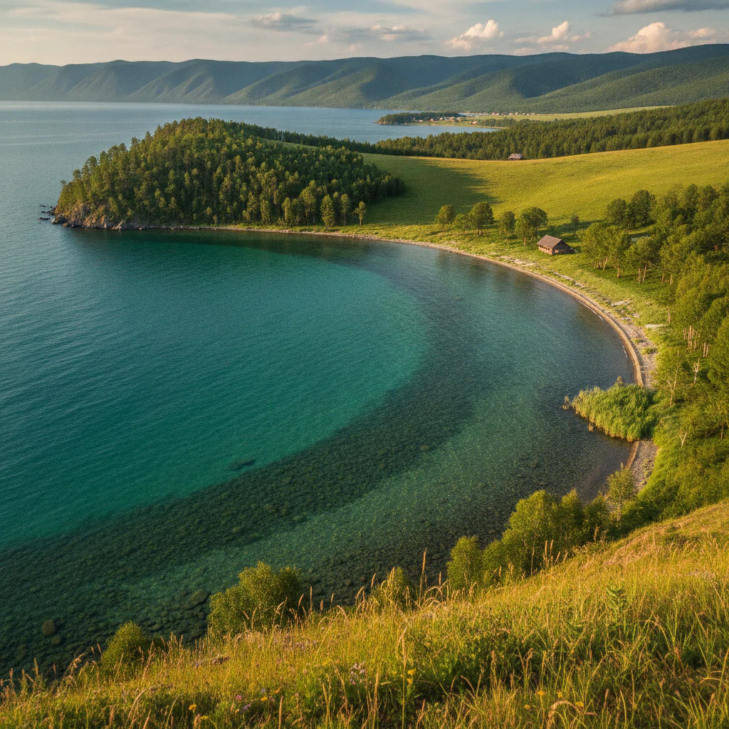 Летний пейзаж Байкала