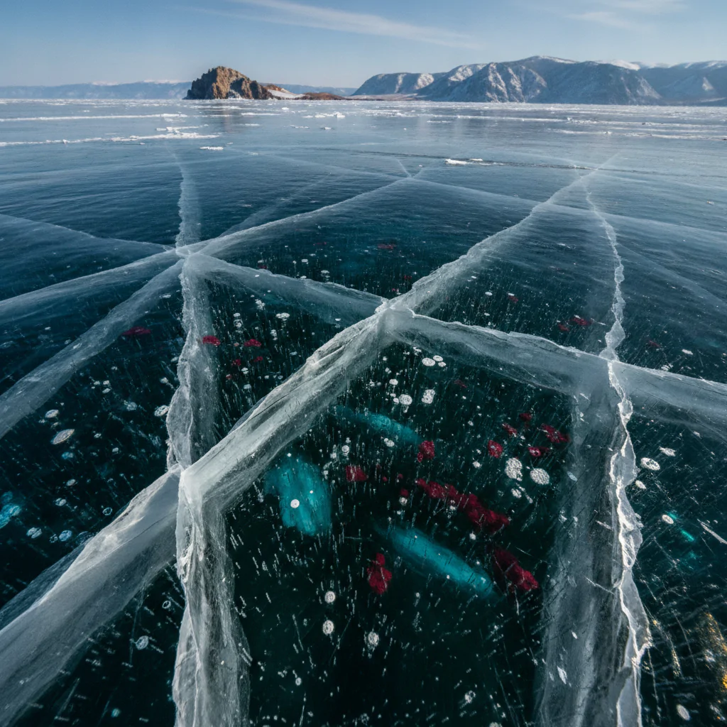 Прозрачный лед Малого моря