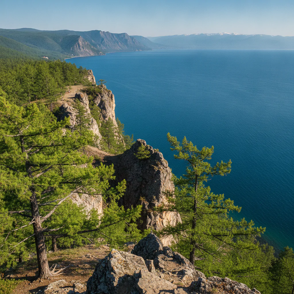 Панорама с камня Черского