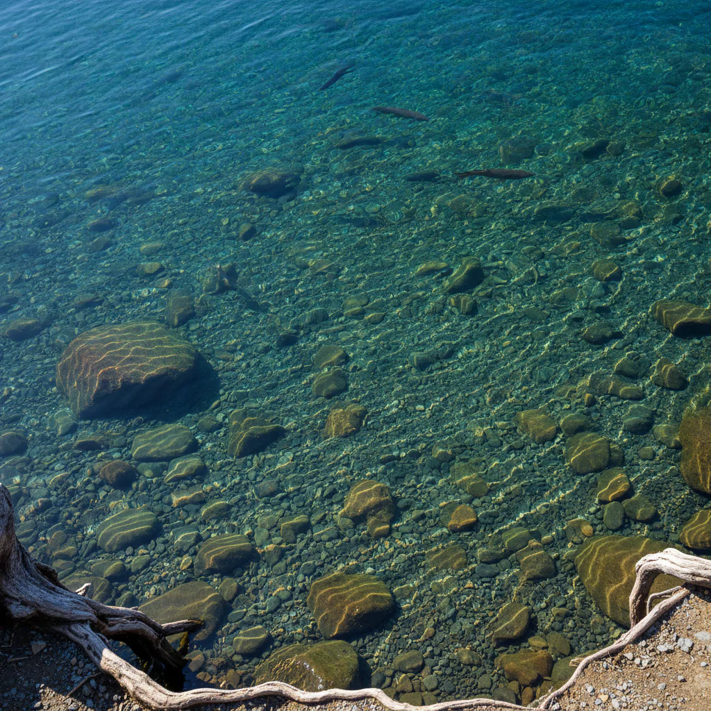 Прозрачная вода Байкала