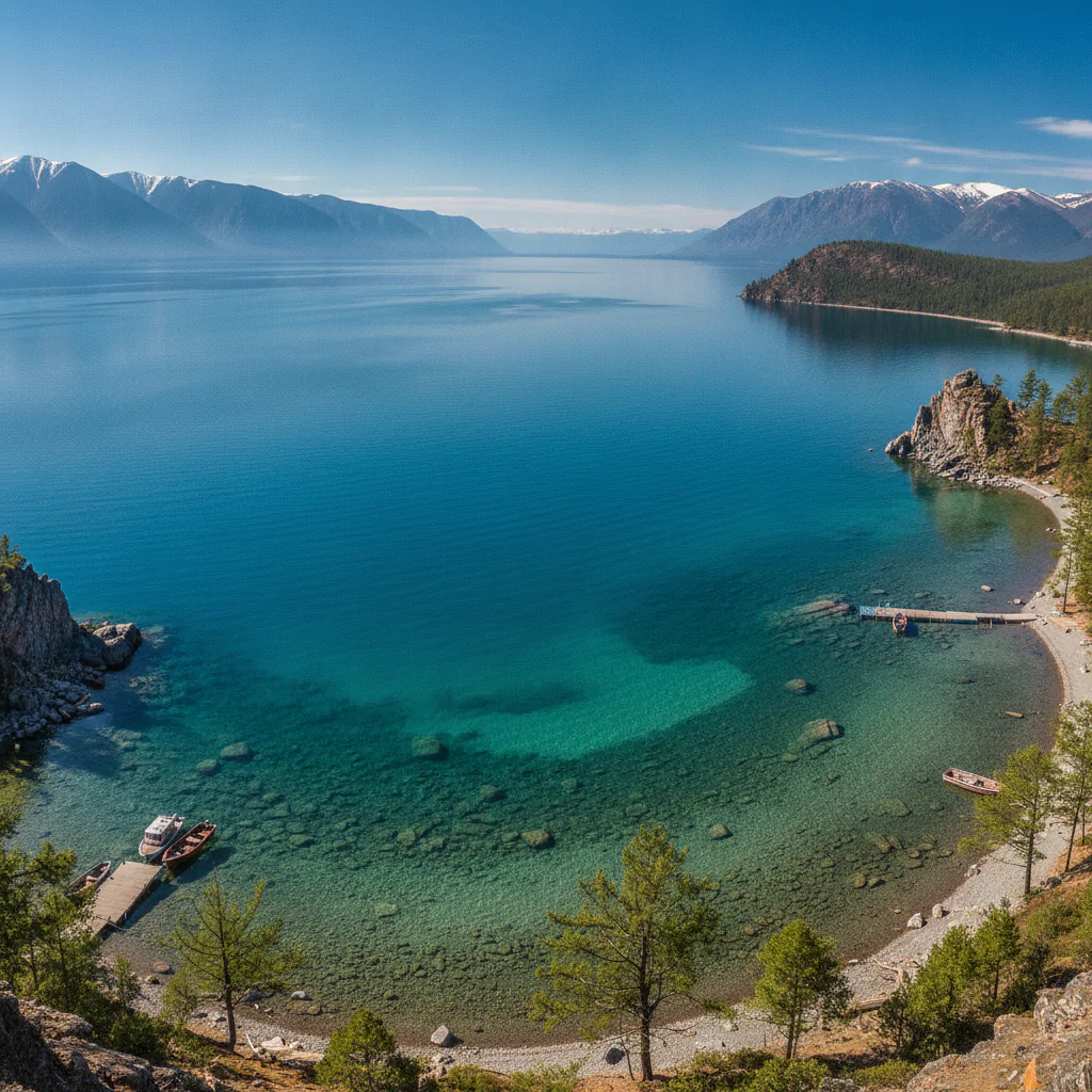 Кристально чистая вода Байкала